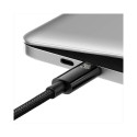 USB-C to USB-C cable Baseus Tungsten Gold 240W 3m (black)