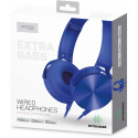 Omega Freestyle headset FH07BL, blue (opened package)