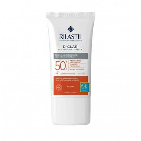 Anti Brown Spot Sun Lotion Rilastil Sun System Medium Spf 50 Spf 50+ 40 ml