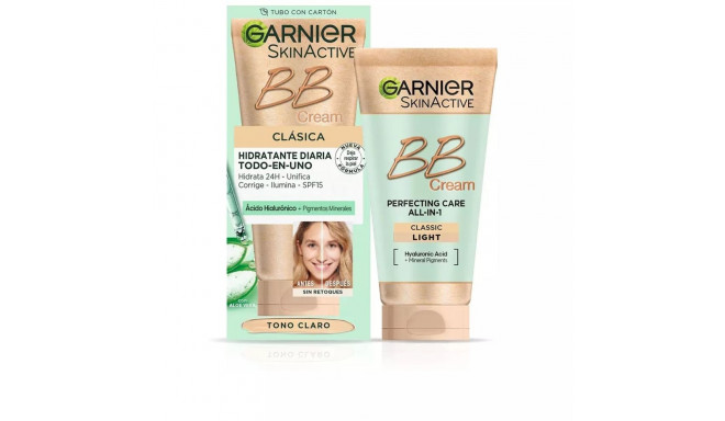 Värviga Niisutav Kreem Garnier Skin Naturals Spf 15 Selge (50 ml)