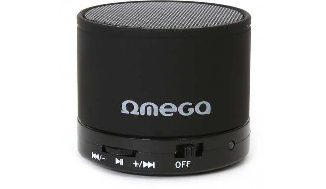 Omega juhtmevaba kõlar Bluetooth V3.0 Alu 3in1 OG47B, must (42643) (avatud pakend)