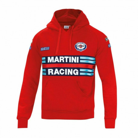 Dressipluus kapuutsiga, meeste Sparco MARTINI RACING Punane Suurus XL