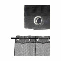 Aizkari 140 x 260 cm Grills Melns (6 gb.)