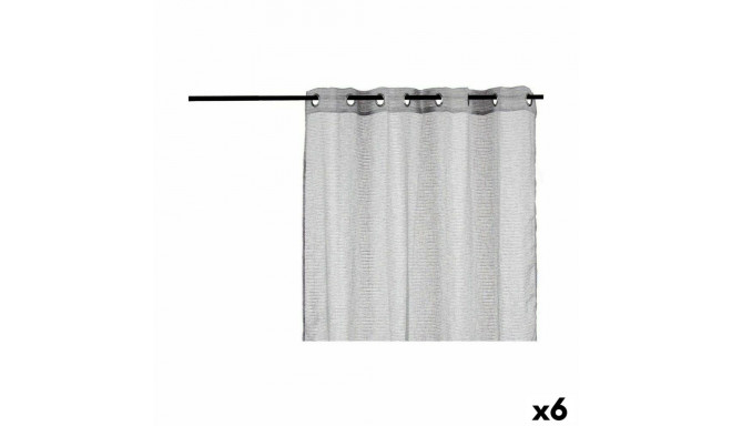 Curtain Light grey 140 x 0,1 x 260 cm (6 Units)