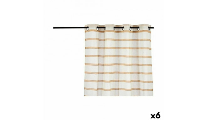 Curtain Stripes Brown 140 x 0,1 x 260 cm (6 Units)