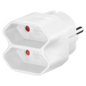 PremiumCord Multiplug 230V white 3x2,5A