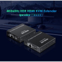 PremiumCord HDMI 2.0 KVM extender Ultra HD 4kx2k@60Hz up to 70m with USB