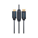 ClickTronic HQ OFC cable DisplayPort - HDMI type A, 4K@60Hz gold plated, 3D, M/M, 2m