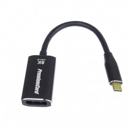 PremiumCord Adapter USB-C to DisplayPort DP1.4   8K@60Hz a 4k@120Hz