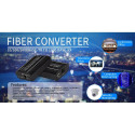 PremiumCord Fiber converter SC transmitter and receiver 10/100/1000 BASE-TX