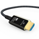 PremiumCord Ultra High Speed HDMI 2.1 Optical Fiber AOC Cable 8K@60Hz, 20m gold