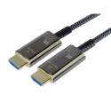 PremiumCord Ultra High Speed HDMI 2.1 Optical Fiber AOC Cable 8K@60Hz, 20m gold