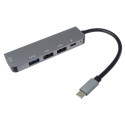 PremiumCord adapter USB-C - HDMI/USB 3.0/2xUSB2.0/PD