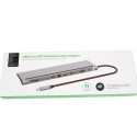 PremiumCord USB-C Full Size MST 4K@60Hz Dock Station with Noteebook Stand