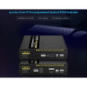 PremiumCord KVM HDMI fiber optic extender 4K@60Hz 4:4:4 HDR up to 40 km