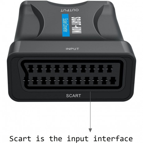 PremiumCord Converter SCART to HDMI 1080P  with 230V power supply