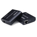 PremiumCord HDMI extender 60m , over one LAN cable Cat5e/6/6a/7, EDID switch