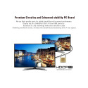 PremiumCord 4Kx2K@60Hz HDMI switch 5:1 HDR. RS232 with remote control and power adapter