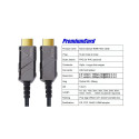PremiumCord Ultra High Speed HDMI 2.1 Optical Fiber AOC Cable 8K@60Hz, 15m gold