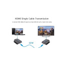 PremiumCord HDMI extender 50m , over one LAN cable Cat6/6a/7, EDID switch