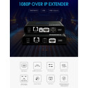 PremiumCord HDMI extender 120m , over LAN, over IP, HDBitT, loop out HDMI