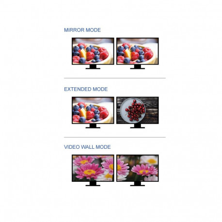 PremiumCord  MST adapter DisplayPort 1.4 to  3x HDMI2.0  4K@60Hz, extended + mirror + duplicate func