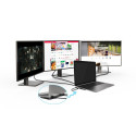 PremiumCord USB-C Full Size MST Dock Station with Noteebook Stand