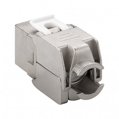 goobay Keystone module RJ45 CAT 6A, STP, 500 MHz, slim-line, toolless