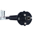 PremiumCord Extension power cord 230V 3m 4 outlets, black