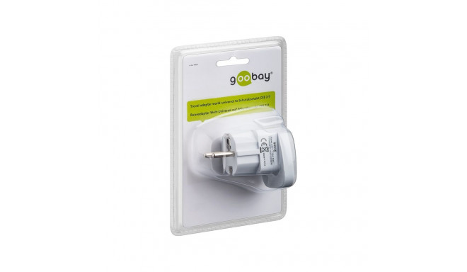 goobay Universal travel adaptor for USA, UK, Swiss, Italian appliances