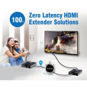 PremiumCord HDMI extender + USB, 60m, over LAN, uncompressed and zero latency