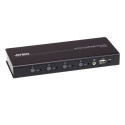 ATEN 4-port KM USB, audio switch