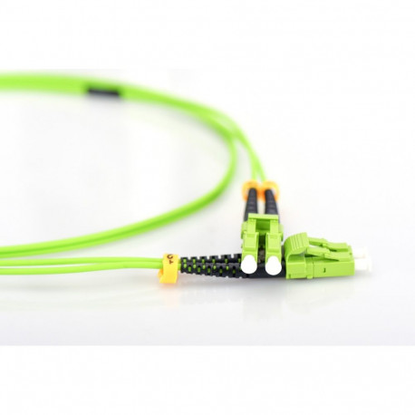 DIGITUS Fiber Optic Patch Cord, LC/LC Multimode 50/125 µ, OM5, Duplex, 3m