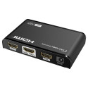 PremiumCord HDMI 2.0 splitter 1-2 ports, 4K/60Hz, FULL HD, 3D, HDR, EDID management