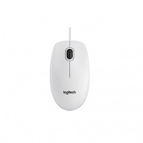 Logitech Optical mouse B100 USB- white