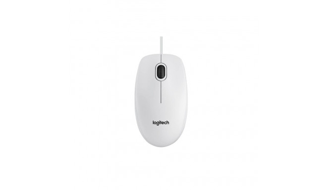 Logitech Optical mouse B100 USB- white