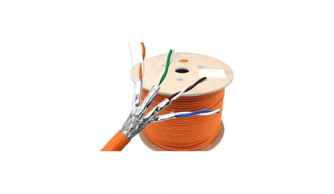 DIGITUS CAT 7, orange 100m ring, Twisted Pair PiMF Installation CableS/FTP, AWG 23/1, LSZH, 1000MHz