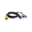 ATEN KVM cable for CS-82U,84U,CL-5808, 5816 USB + PS/2, 3m