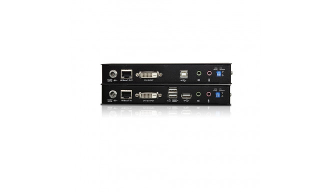 ATEN Extender PC-konzole DVI, HDBaseT 2.0, USB, RS-232, audio, 1920 x 1200 bodů/100m