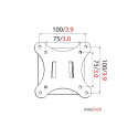 Digitus Universal Wall Mount for monitors up to 27" 69cm