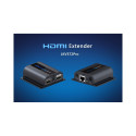 PremiumCord HDMI extender 50m , over one LAN cable Cat6/6a/7, loop-out