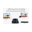 PremiumCord HDMI extender 50m , over one LAN cable Cat6/6a/7, loop-out PremiumCord HDMI extender 50m , over one LAN cable Cat6/6a/7, loop-out