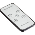 PremiumCord HDMI switch 5:1 metal with remote control and power adapter