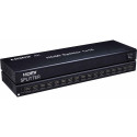 PremiumCord HDMI splitter 1-16 Port metal with power adapter, 4K, FULL HD, 3D