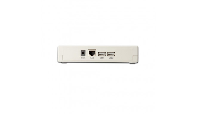 DIGITUS Print server,3 Port, 2xUSB2.0, 1xCanon25F, 1xLAN RJ45