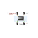 ATEN 16-port KVM PS/2+USB, OSD, rack, 19" LCD, touchpad, keyboard