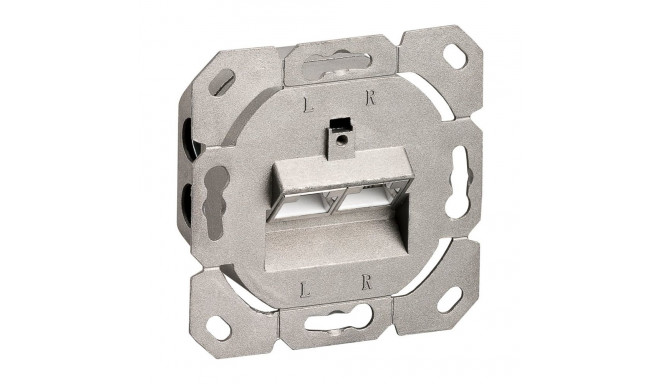 CAT 6a Class EA network outlet, shielded, flush/surface mount