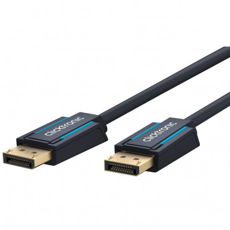 ClickTronic HQ OFC cable DisplayPort, gold plated, 3D, 5m