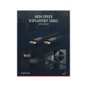 ClickTronic HQ OFC cable DisplayPort, gold plated, 3D, 2m