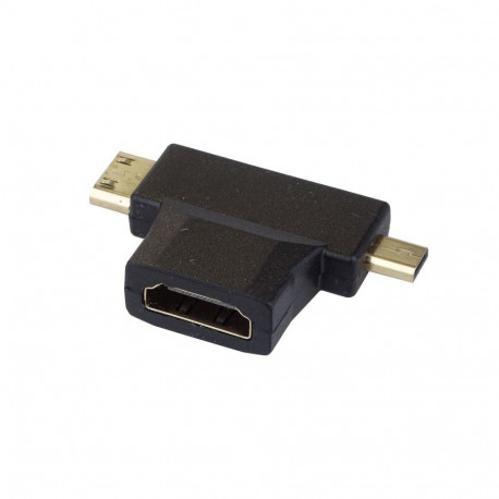 PremiumCord Adapter HDMI to mini HDMI type C and micro HDMI type D